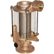 Groco BVS Bronze Ball Valve/Strainer Combo 1-1/2"