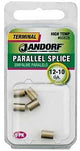 Jandorf 60814 Butt Splice Connector, 12 to 10 AWG Wire, Copper Contact, Yellow