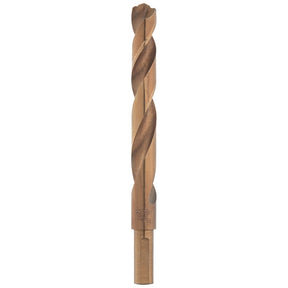 Milwaukee RED HELIX 48-89-2327 Drill Bit, 15/32 in Dia, 5.12 in OAL, 3/8 in Dia Shank, 3-Flat, Reduced Shank, 1/PK