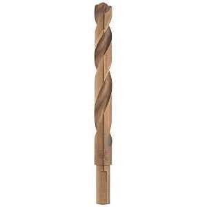 Milwaukee RED HELIX 48-89-2327 Drill Bit, 15/32 in Dia, 5.12 in OAL, 3/8 in Dia Shank, 3-Flat, Reduced Shank, 1/PK
