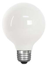 Feit Electric G2540W/927CA/FIL/3 LED Bulb, Globe, 350 Lumens, 3.8 W, 120 V, 40 W Equivalent, E26 Lamp Base, Dimmable