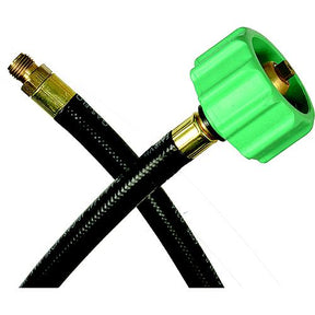 JR Products 0730775 RV Rubber Pigtail Hose with 1/4″ Male Inverted Flare End