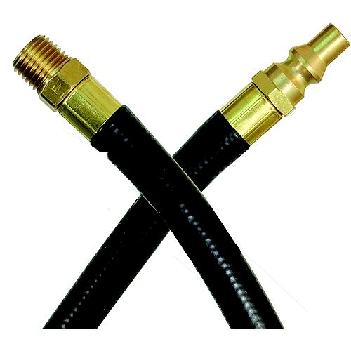 JR Products RV Thermoplastic Appliance Hose with 1/4″ Male Pipe Thread & Quick Disconnect Male Ends