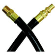 JR Products RV Rubber Appliance Hose with 1/4″ Male Pipe Thread & Quick Disconnect Male Ends