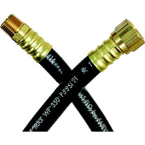 JR Products RV Rubber LP Supply Hose with 1/2″ Female SAE & 3/8″ Male Pipe Ends