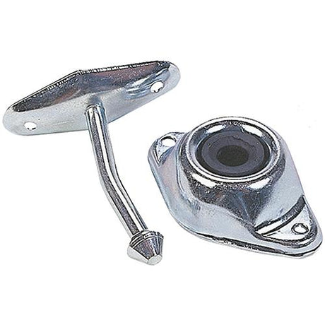 JR Products Angled Plunger Door Stop, 3″