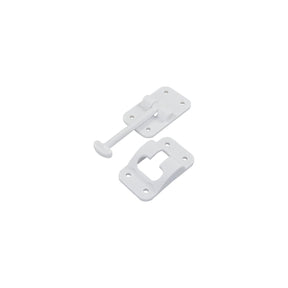 JR Products Plastic T-Style Door Holder, 3.5″ Polar White