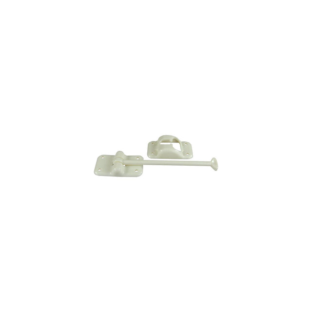 JR Products Plastic T-Style Door Holder, 6″ Colonial White
