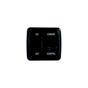 JR Products 12275 Black RV Dimmer/On-Off Rocker Switch with Bezel