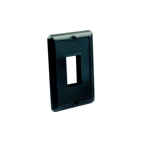 IP66 SINGLE SWITCH PLATE BLACK