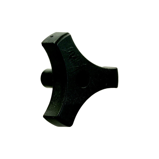 JR Products Tri-Lug Window Knob, Black