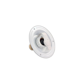 CITY WATER DISH METAL WHT FPT