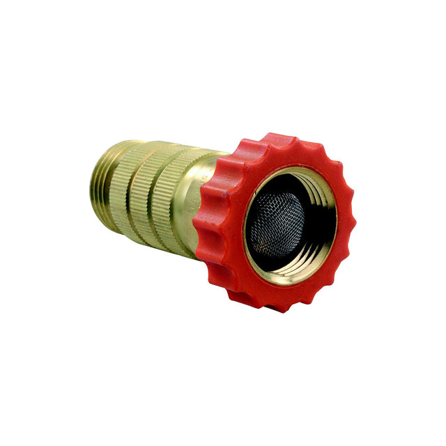 JR Products 62215 50-55 PSI Lead Free Brass RV Water Regulator