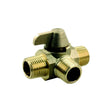 JR Products 62255 3 Way Brass 1/2″ MPT x 1/2″ MPT x 1/2″ MPT RV Water Diverter Valve