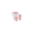 Camp Casual CC013RR Pitcher &amp; Tumbler Set, Rustic Red
