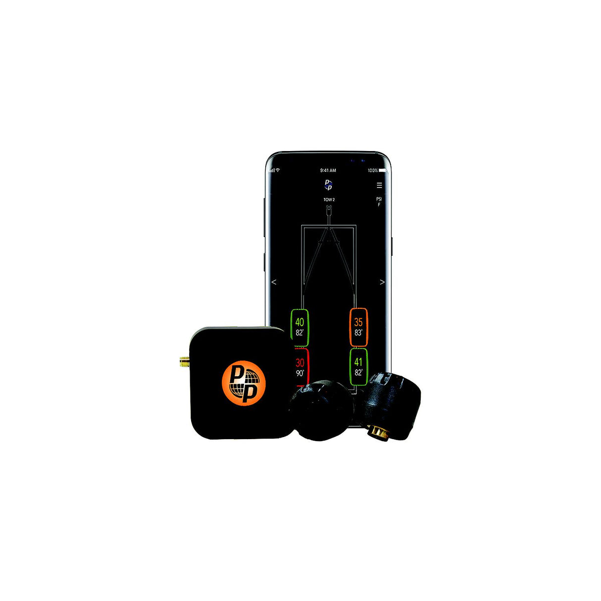 JR Products FX2K PressurePro FX TPMS, 2 Wheel Kit