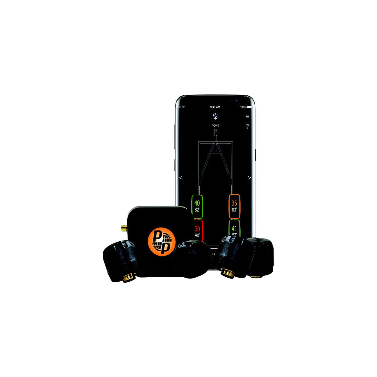 JR Products FX4K PressurePro FX TPMS, 4 Wheel Kit