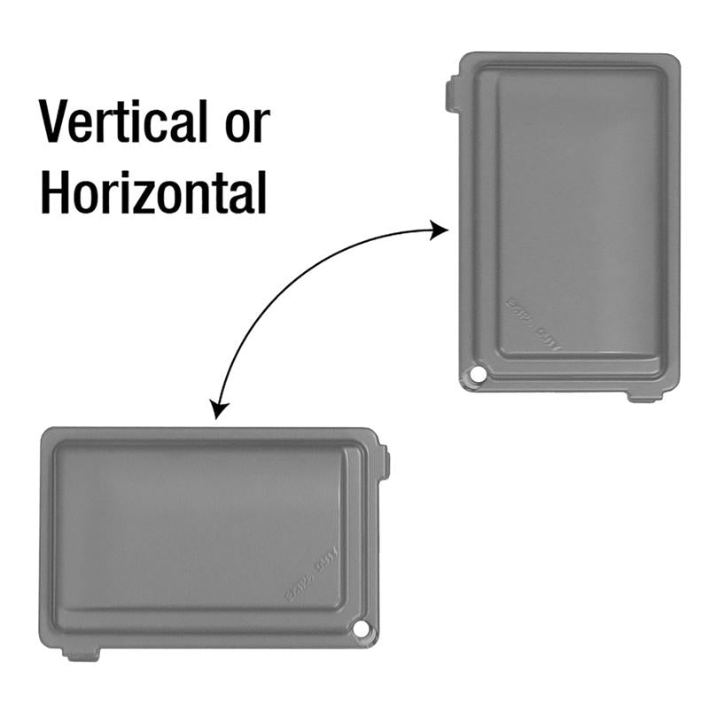 Sigma Engineered Solutions Rectangle Die-Cast Metal 1 gang 5.98 in. H X 4.02 in. W Weatherproof Cove