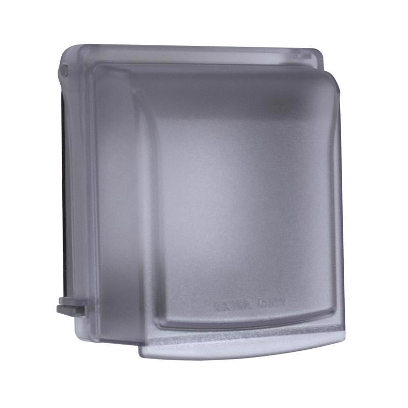 Sigma Engineered Solutions Rectangle Plastic 2 gang 6.02 in. H X 5.53 in. W Weatherproof Cover