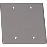 Sigma Engineered Solutions Square Stamped Steel 2 gang 4.49 in. H X 4.49 in. W Flat Box Cover