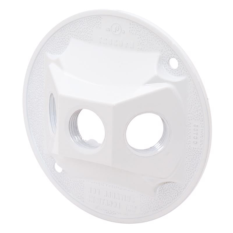 Sigma Engineered Solutions Round Die-Cast Metal 4.13 in. H X 4.13 in. W Lampholder Cover