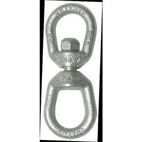 Chicago 215152 Galvanized Eye &amp; Eye Swivel, 3/8", 1.1 Tons