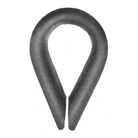 Galvanized Wire Rope Thimble, 3/4"