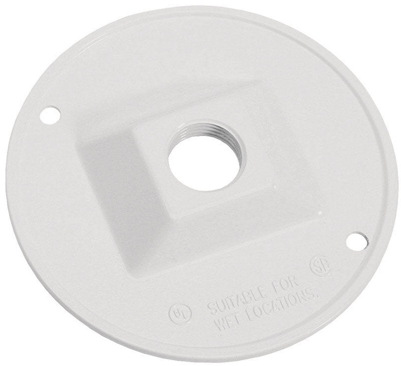 Sigma Engineered Solutions Round Die-Cast Metal 4.13 in. H X 4.13 in. W Lampholder Cover