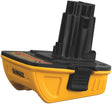 DEWALT DCA1820 Battery Adapter, 18 to 20 V Input, Battery Included: No, Includes: (1) 18 V to 20 V MAX Adapter