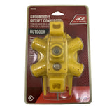 Ace Grounded 5 outlets Adapter 1 pk