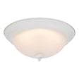 Boston Harbor OG24004WH Ceiling Light, LED Lamp, White Fixture, Powder-Coated Fixture