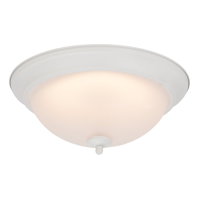 Boston Harbor OG24004WH Ceiling Light, LED Lamp, White Fixture, Powder-Coated Fixture