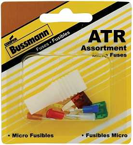 Bussmann BP/ATR-A7-RPP Fuse Assortment Kit, ATR, 32 V, 5 to 30 A, 1 kA Interrupt