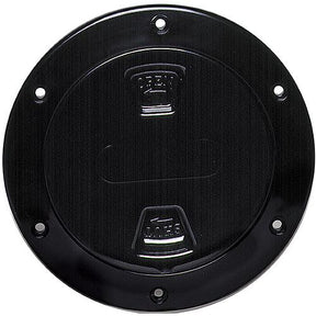 Beckson Screw Out Deck Plate With Standard Trim Ring, Smooth Center