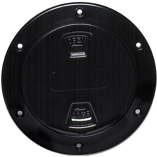 Beckson Screw Out Deck Plate With Standard Trim Ring, Smooth Center