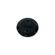 Beckson Screw Out Deck Plate With Standard Trim Ring, Dimple Center
