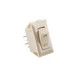 SWITCH-RCKR 10A IVOR GOLD-TEXT