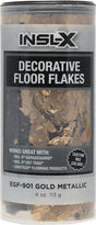 Insl-X EGF901099EA Floor Flake, Metallic Gold, Pack of 6