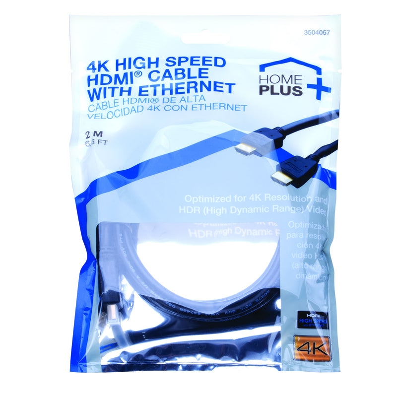 Home Plus 6.56 ft. L High Speed Cable with Ethernet HDMI