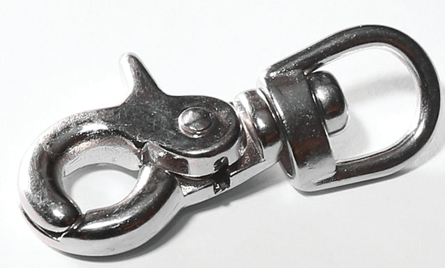 Baron 5013S-1/2 Swivel Trigger Snap, 1/2 in, 80 lb Working Load, Stainless Steel
