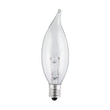Westinghouse 25 W CA8 Decorative Incandescent Bulb E12 (Candelabra) Warm White 25 pk