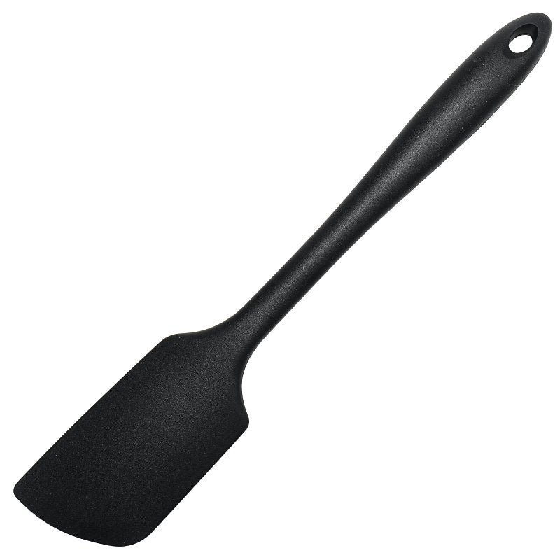 Chef Craft Premium Series 13665 Spatula, 11 in OAL, Silicone Blade, Black