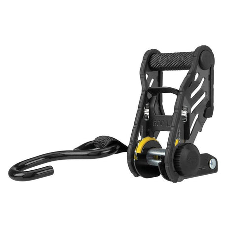 SmartStrap 4630 Tactical Tie-Down, 1 in W, 14 ft L, Polyester, Dark Gray, 500 lb Working Load, S-Hook End