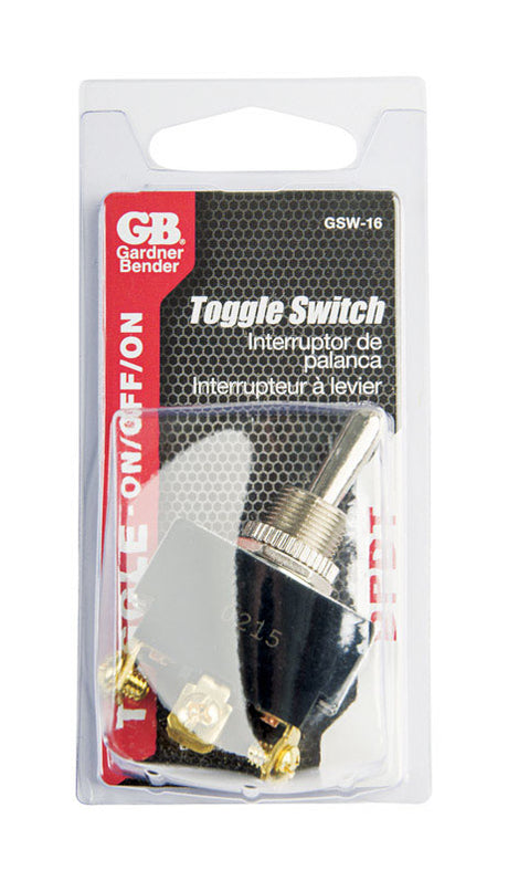Gardner Bender 20 amps Toggle Switch Silver 1 pk