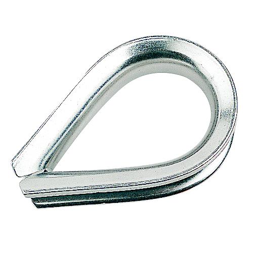 SeaDog 170002 Heavy Duty 1/16" Diameter Thimble - Stamped 304 Stainless Steel