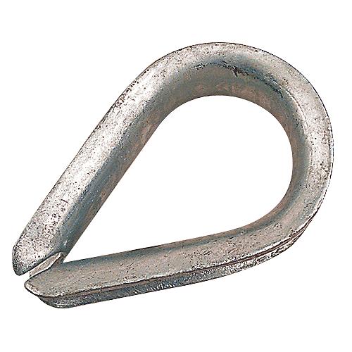 Seadog 172019 Galvanized Wire Rope Thimble, 3/4", Bulk
