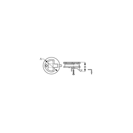 SeaDog Watertight Slam Latch - Investment Cast 316 Stainless - 1/8" Fastener - 2" Diameter