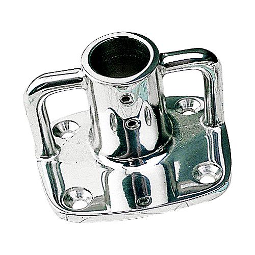 Sea-Dog 270540 Lifeline Fitting, 4° Rect. Base, 1"