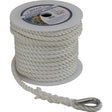 Sea Dog 301110150WH1 Premium Twisted 3-Strand Nylon Anchor Line, 3/8″ x 150'