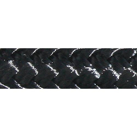 Sea Dog 302112025BK1 Premium Double Braided Nylon Dock Line, 1/2″ x 25'